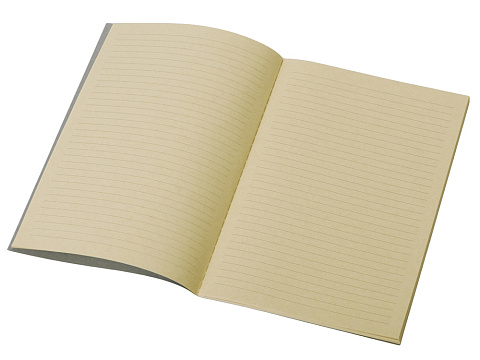 Блокнот Monet, гибкая обложка A5 из моющегося крафта, 32 листа, серый - рис 3.