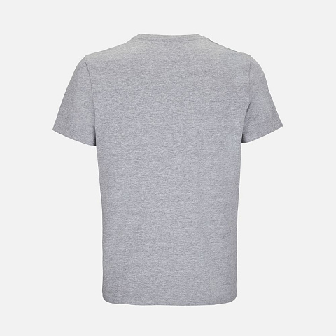 Футболка унисекс Lyam, серый меланж - рис 3.