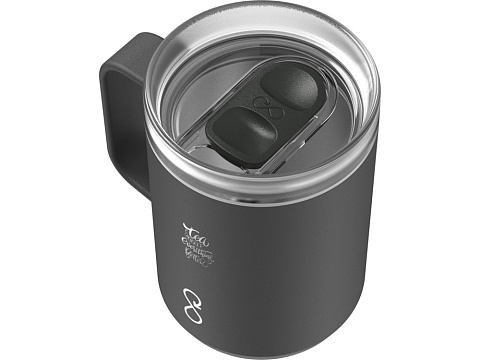 Ocean Bottle дорожная кружка-термос объемом 350 мл - Черный - рис 7.