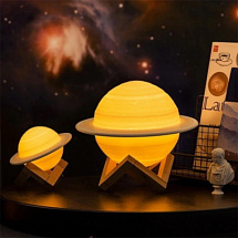 Ночник сенсорный на подставке "Сатурн"