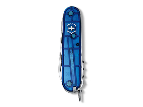 Нож перочинный VICTORINOX Climber, 91 мм, 14 функций, полупрозрачный синий - рис 2.