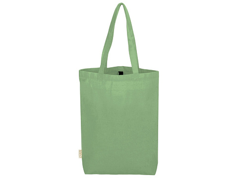 Сумка Fixy из переработанного хлопка с фиксирующей эластичной лентой, зеленое яблоко - рис 5.