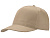 Бейсболка Poly 5-ти панельная 120 гр, песочный - миниатюра