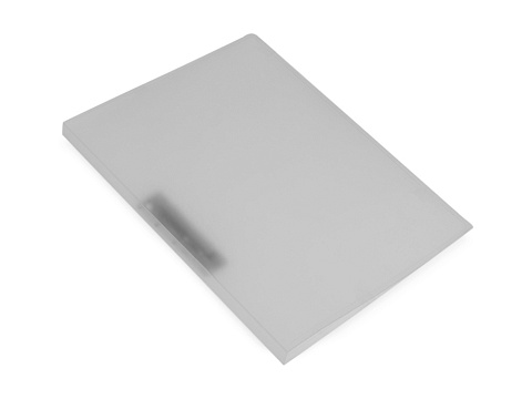 Папка пластиковая с боковым зажимом, прозрачный - рис 3.