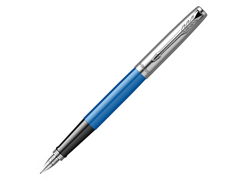 Ручка перьевая Parker Jotter Originals Blue Chrom CT, перо: F, цвет чернил: blue, в подарочной упаковке