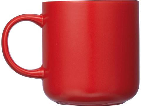 Кружка матовая Rita, 410мл, красный - рис 3.