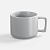 Чашка Jumbo в коробке матовая, светло-серая - миниатюра - рис 3.