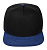 Бейсболка Foreside с прямым козырьком, черная с синим - миниатюра - рис 4.