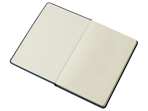 Блокнот в твердой обложке A5 Виспи в клетку, темно-синий - рис 3.