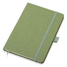 Блокнот А5 Snow Hard твердая обложка, 80 листов 70 гр/м2, зеленый