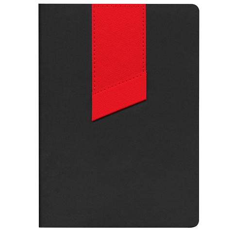 Ежедневник Bookmark, недатированный, черный с красным - рис 3.