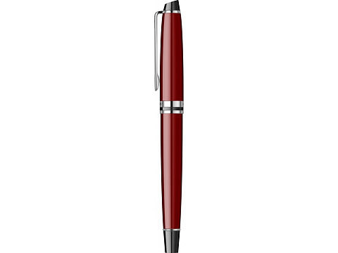 Ручка-роллер Waterman Expert Dark Red Lacquer CT Black, стержень: Fblk - рис 9.