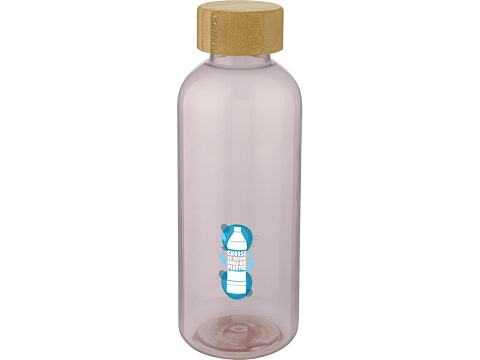 Ziggs спортивная бутылка из переработанного пластика объемом 650 мл, розовый - рис 5.