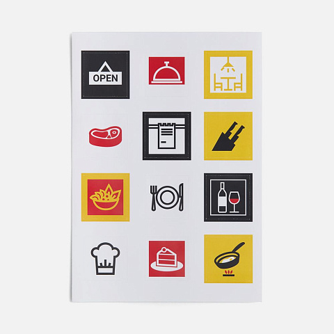 Стикерпак бумажный Industry, кафе - рис 2.