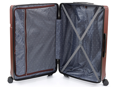 Чемодан TORBER Onego, бордовый, ABS-пластик, 69,5 х 46 х 26 см, 69 л - рис 3.