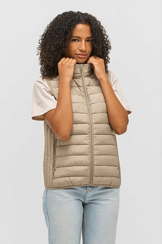 Жилет женский Stream BW Women, серо-бежевый - рис 6.