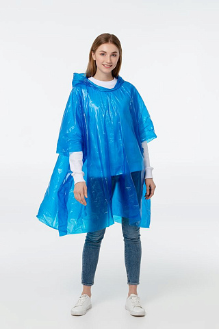 Дождевик-пончо RainProof, синий - рис 6.