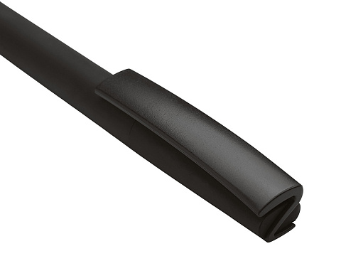 Ручка пластиковая soft-touch шариковая Zorro, черный - рис 6.