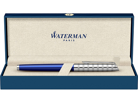 Перьевая ручка Waterman Hemisphere French riviera Deluxe BLU LOUNGE в подарочной коробке - рис 2.