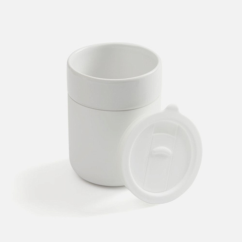 Кружка Nabo с силиконовым держателем, белая - рис 4.