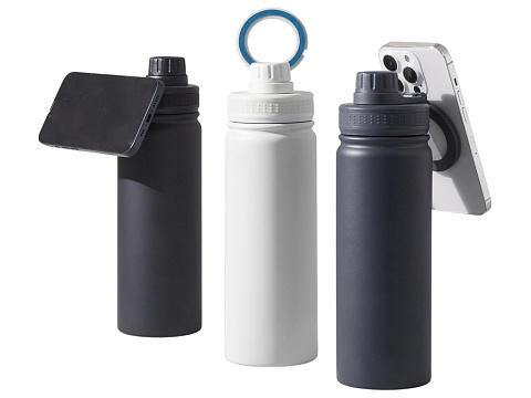 Вакуумная термобутылка с magsafe-держателем INSIDER, 600 мл, черный - рис 14.