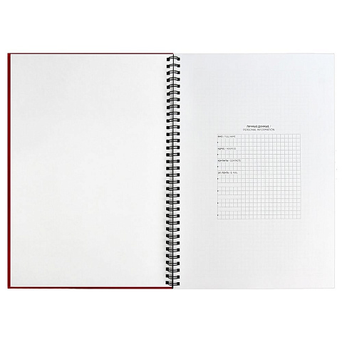 Ежедневник Notera, недатированный, красный - рис 7.