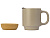 Кружка Denpasar с пробковым дном и крышкой, цветная с двух сторон, бежевый (Р) - миниатюра - рис 6.