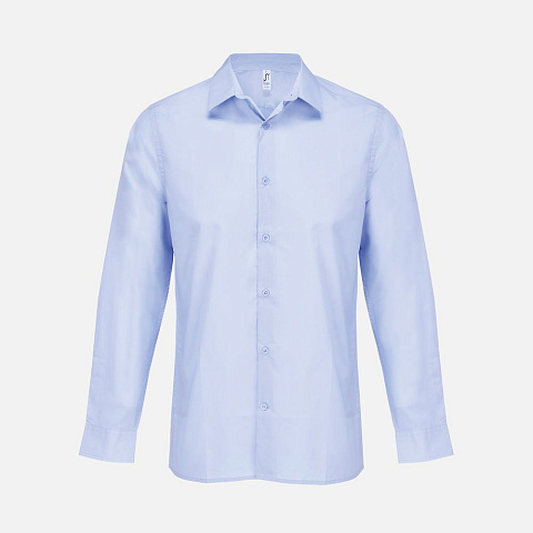 Рубашка мужская Bailey, голубая - рис 2.