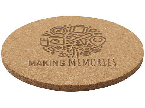 Пробковая подставка Sencha - Натуральный - рис 4.