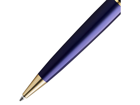 Шариковая ручка Waterman Expert Blue Lacquer GT, цвет чернил: синий М - рис 3.