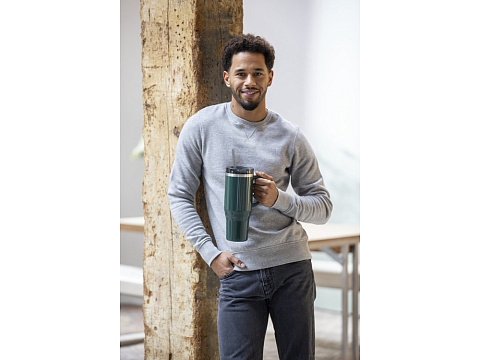 Melbourne кружка 1200 мл, сертифицированная согласно RCS, с соломинкой - Темно - синий - рис 6.