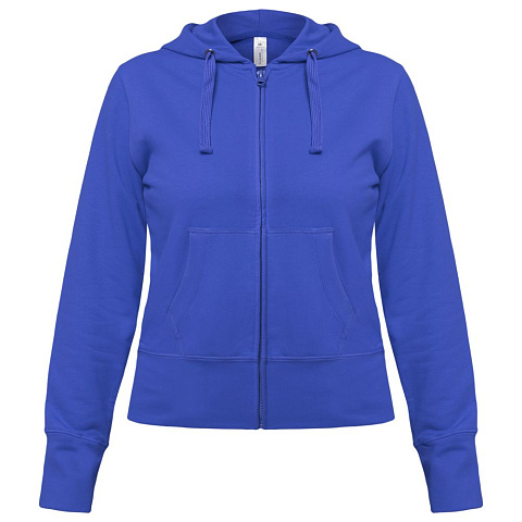 Толстовка женская Hooded Full Zip ярко-синяя