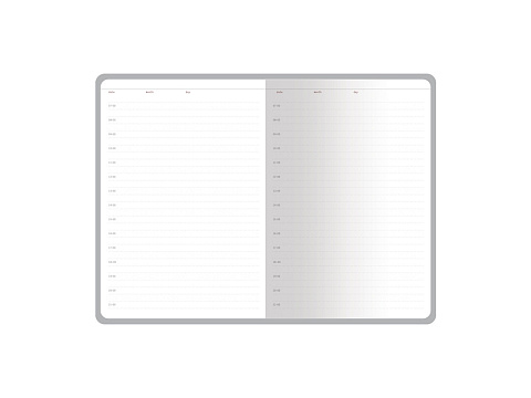 Ежедневник с каменной бумагой недатированный А5 Carrara, серый - рис 8.