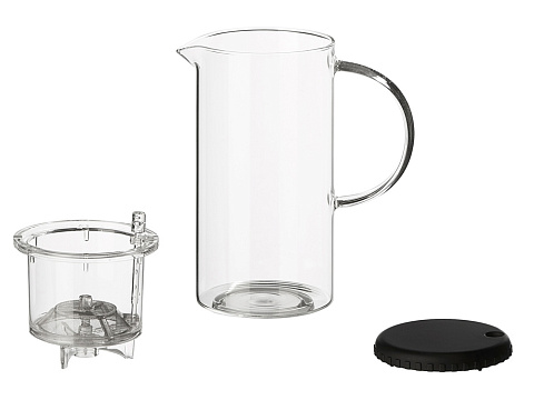 Стеклянный заварочный чайник Gunfu, 600 мл (Р) - рис 4.