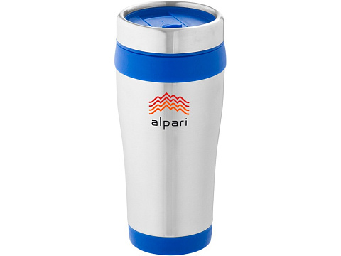 Термостакан Elwood c изоляцией, серебристый/синий - рис 5.