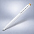 Ручка из переработанного пластика Какаду Эко, белый - миниатюра