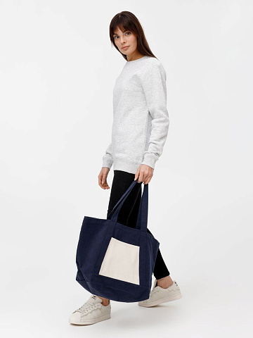 Шопер Shophop, синий с неокрашенным - рис 9.