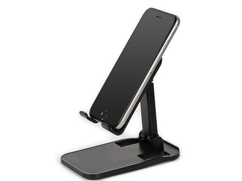 Складная подставка для телефона Sted, черный - рис 3.