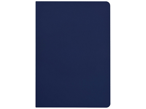 Бизнес-тетрадь А5 Pragmatic Contrast, 40 листов в клетку, темно-синий с бирюзовым срезом - рис 3.