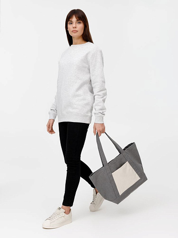 Шопер Shophop, серый с неокрашенным - рис 10.