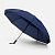 Зонт обратного сложения twoGether с двойным куполом, темно-синий - миниатюра - рис 2.