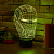 3D лампа Шлем железного человека - миниатюра