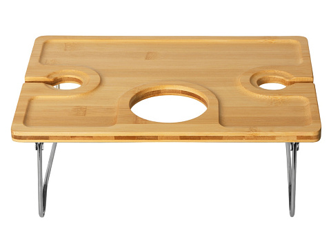 Набор для пикника Fabar сумка-холодильник и бамбуковый столик на ножках - рис 2.