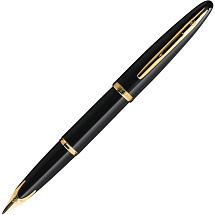 Перьевая ручка Waterman Carene, цвет: Black GT, перо: F