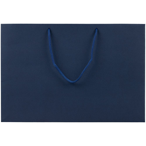 Пакет бумажный Ample Plus M, синий - рис 3.