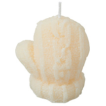 Свеча Рукавичка, молочный