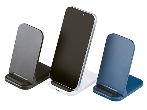 Беспроводное зарядное устройство Foldy, 15 Вт, темно-синий - рис 12.