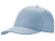 Бейсболка Poly 5-ти панельная 120гр, небесно-голубой - миниатюра