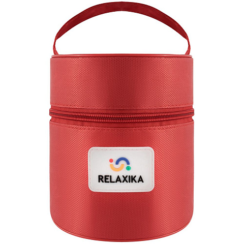 Термос для еды Relaxika 500, в чехле, стальной - рис 5.