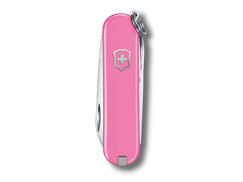 Нож-брелок VICTORINOX Classic SD Colors Cherry Blossom, 58 мм, 7 функций, розовый - рис 2.